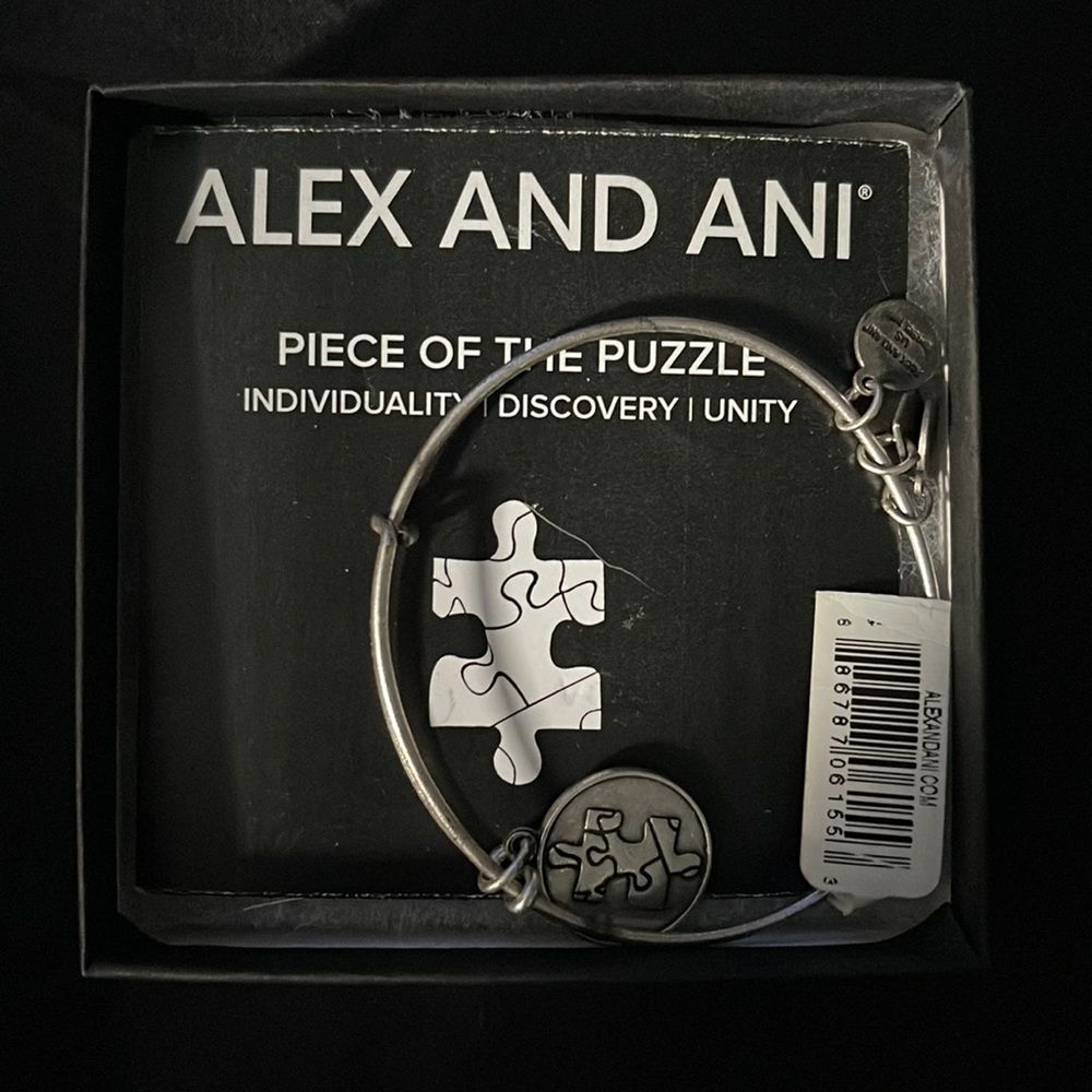 Alex and Ani Autism Charm Bangle